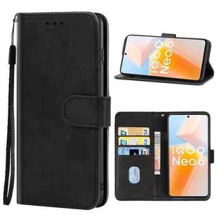 For vivo iQOO Neo6 Leather Phone Case(Black)