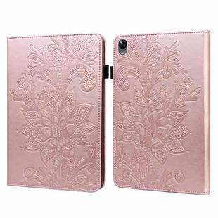 Lace Flower Embossing Pattern Leather Tablet Case For OPPO Pad(Gold)