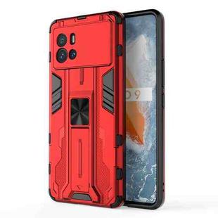 For vivo iQOO 9 Supersonic PC + TPU Shock-proof Protective Phone Case with Holder(Red)