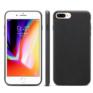 For iPhone 7 Plus / 8 Plus Denior V7 Luxury Car Cowhide Leather Ultrathin Protective Case(Black)