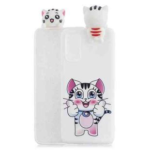 For Samsung Galaxy A53 5G Shockproof Cartoon TPU Phone Case(Cat)