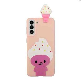 For Samsung Galaxy S22 5G Shockproof Cartoon TPU Phone Case(Ice Cream)