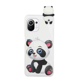 For Xiaomi Mi 11 Lite Shockproof Cartoon TPU Phone Case(Panda)