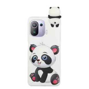 For Xiaomi Mi 11 Pro Shockproof Cartoon TPU Phone Case(Panda)