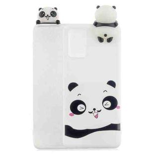 For Samsung Galaxy A73 5G Shockproof Cartoon TPU Phone Case(Shy Panda)