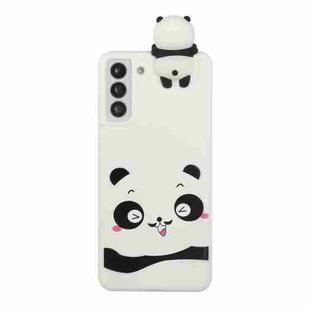 For Samsung Galaxy S22 5G Shockproof Cartoon TPU Phone Case(Shy Panda)