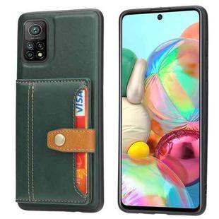 For Xiaomi Redmi Note 11 Pro 4G Global Calfskin Color Matching TPU + PU Phone Case(Green)