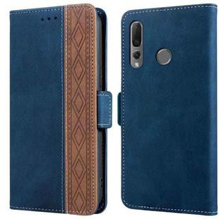 For Huawei P smart Z Stitching Side-Magnetic RFID Leather Phone Case(Royal Blue)