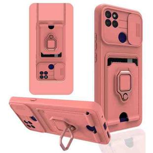 For Motorola Moto G9 Power Sliding Camera Cover Design TPU Phone Case(Pink)
