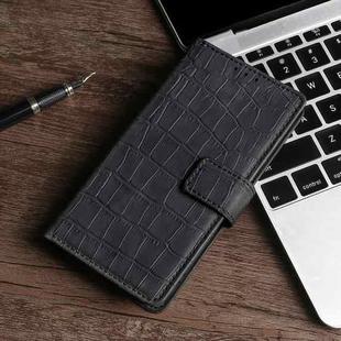 For Nokia C3 Skin Feel Crocodile Texture Magnetic Clasp PU Leather Phone Case(Black)