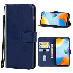 Leather Phone Case For Xiaomi Redmi 10C(Blue)