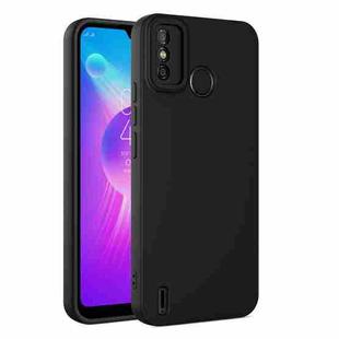 For TECNO Spark 6 Go Eagle Eye Lens Oily Feel TPU + PC Phone Case(Black)