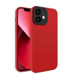 Eagle Eye Lens Oily Feel TPU + PC Phone Case For iPhone 12(Red + Black)