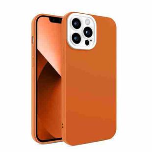 For iPhone 12 Pro Eagle Eye Lens Oily Feel TPU + PC Phone Case(Brown)