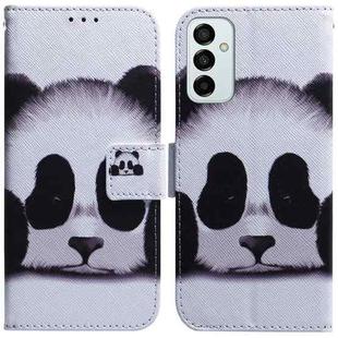 For Samsung Galaxy M23 / F23 Coloured Drawing Leather Phone Case(Panda)