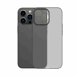 Frosted Shockproof Phone Case For iPhone 13 Pro Max(Transparent Black)