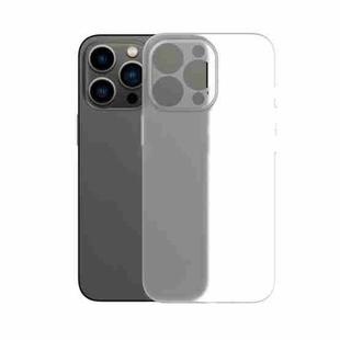 For iPhone 12 Frosted Shockproof Phone Case(Transparent)