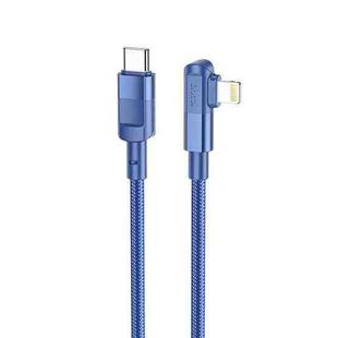 hoco U108 20W USB-C / Type-C to 8 Pin PD Charging Data Cable, Cable Length:1.2m(Blue)