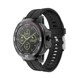 HAMTOD N16 1.3 inch HD Screen Smart Earphone Watch, Support Bluetooth Call / Sleep Monitoring(Black Red)