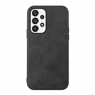 For Samsung Galaxy A33 5G Cowhide Texture PU Phone Case(Black)