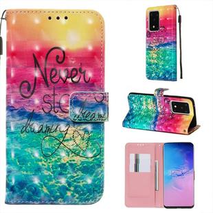 For Galaxy  S20 Ultra 3D Painting Horizontal Flip Leather Case with Holder & Card Slot & Wallet & Lanyard(Chasing Dreams)