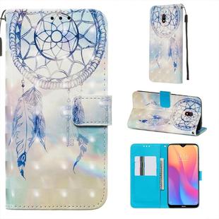 For Xiaomi Redmi 8A 3D Painting Horizontal Flip Leather Case with Holder & Card Slot & Wallet & Lanyard(Dream Wind Chimes)