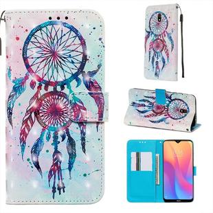 For Xiaomi Redmi 8A 3D Painting Horizontal Flip Leather Case with Holder & Card Slot & Wallet & Lanyard(Color Drop Wind Chimes)