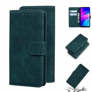 For Xiaomi Redmi 7 / Y3 India Skin Feel Pure Color Flip Leather Phone Case(Green)