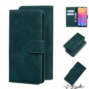 For Xiaomi Redmi 8A Skin Feel Pure Color Flip Leather Phone Case(Green)