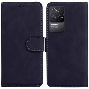 For Xiaomi Redmi K50 / K50 Pro Skin Feel Pure Color Flip Leather Phone Case(Black)