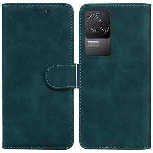 For Xiaomi Redmi K50 / K50 Pro Skin Feel Pure Color Flip Leather Phone Case(Green)
