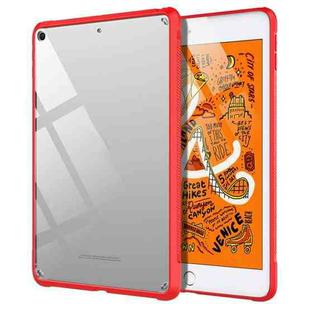 PC+TPU Transparent Shockproof Tablet Case For iPad mini 2019(Red)