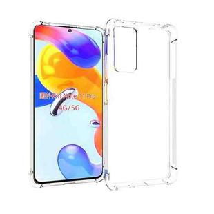 For Xiaomi Redmi Note 11 Pro 4G Shockproof Non-slip Thickening TPU Phone Case(Transparent)