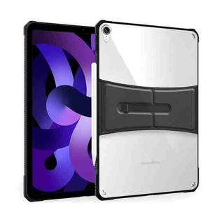 PC+TPU Transparent Holder Tablet Case For iPad Air 2022 / 2020(Black)