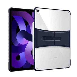 PC+TPU Transparent Holder Tablet Case For iPad Air 2022 / 2020(Blue)
