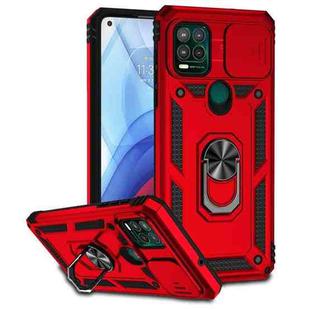 For Motorola Moto G Stylus 5G Sliding Camshield Holder Phone Case(Red)