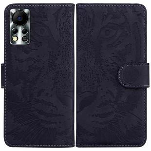 For Infinix Hot 11S NFC X6812B Tiger Embossing Pattern Horizontal Flip Leather Phone Case(Black)