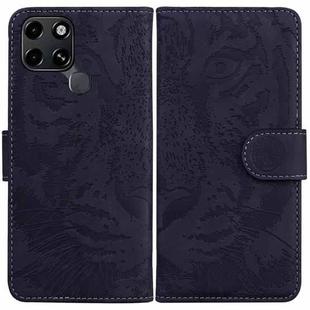 For Infinix Smart 6 Tiger Embossing Pattern Horizontal Flip Leather Phone Case(Black)