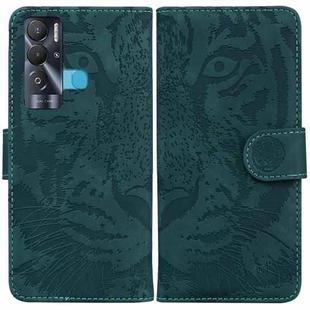 For Tecno Pova Neo LE6 Tiger Embossing Pattern Horizontal Flip Leather Phone Case(Green)