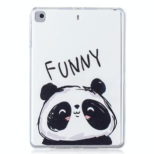 For iPad Mini 1 / 2 / 3 / 4 Colored Drawing Pattern TPU Case(Cute Panda)
