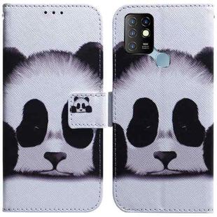 For Infinix Hot 10 X682 Coloured Drawing Leather Phone Case(Panda)