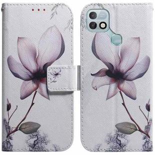 For Infinix Hot 10i / Smart 5 Pro X659B / PR652B / S658E Coloured Drawing Leather Phone Case(Magnolia Flower)
