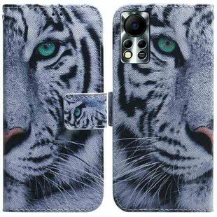 For Infinix Hot 11S NFC X6812B Coloured Drawing Leather Phone Case(Tiger)
