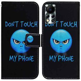For Infinix Hot 11S NFC X6812B Coloured Drawing Leather Phone Case(Anger)