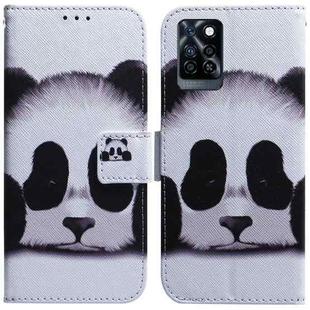 For Infinix Note 10 Pro X695 Coloured Drawing Leather Phone Case(Panda)