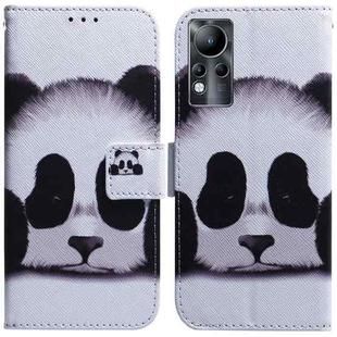 For Infinix Note 11 Coloured Drawing Leather Phone Case(Panda)