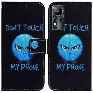 For Infinix Note 11 Coloured Drawing Leather Phone Case(Anger)