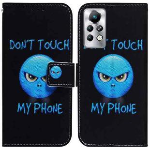 For Infinix Note 11 Pro / Note 11s Coloured Drawing Leather Phone Case(Anger)