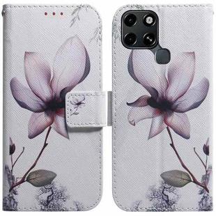 For Infinix Smart 6 Coloured Drawing Leather Phone Case(Magnolia Flower)