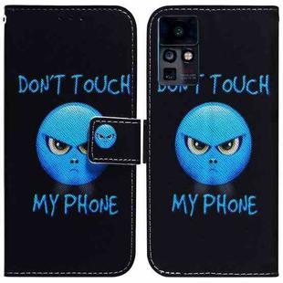For Infinix Zero X / X Pro Coloured Drawing Leather Phone Case(Anger)
